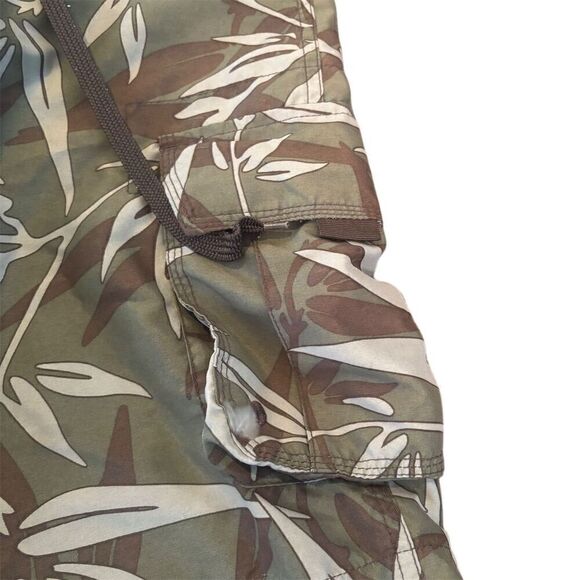Island Shores Men's Camouflage Swim Trunks Green Size S - Picture 5 of 7